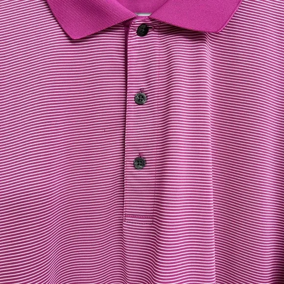 Nicklaus Golf Polo Pink Microstripe Shirt‎ Size XXL - Picture 8 of 8